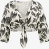 Ulla Popken Boleros Bolero Dames Zwart / Offwhite -Winterkledingwinkel Voor Dames 406831919461c2b4ddc3530f2cdc3484