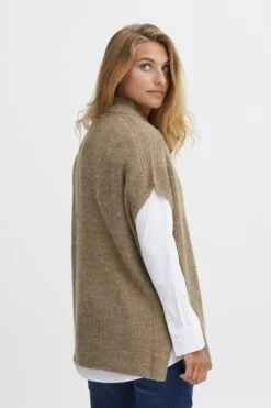 Fransa Lange Truien Trui FRERETTA Dames Bruin Gemêleerd -Winterkledingwinkel Voor Dames 42c6eb8abfddbba49714a44d2f56a277