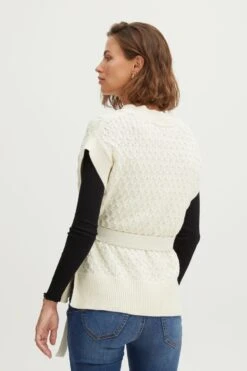 Fransa Truien Zonder Mouwen Trui Frsusann Dames Beige -Winterkledingwinkel Voor Dames 452ee6fabd0129ff13b409e4691ee40a