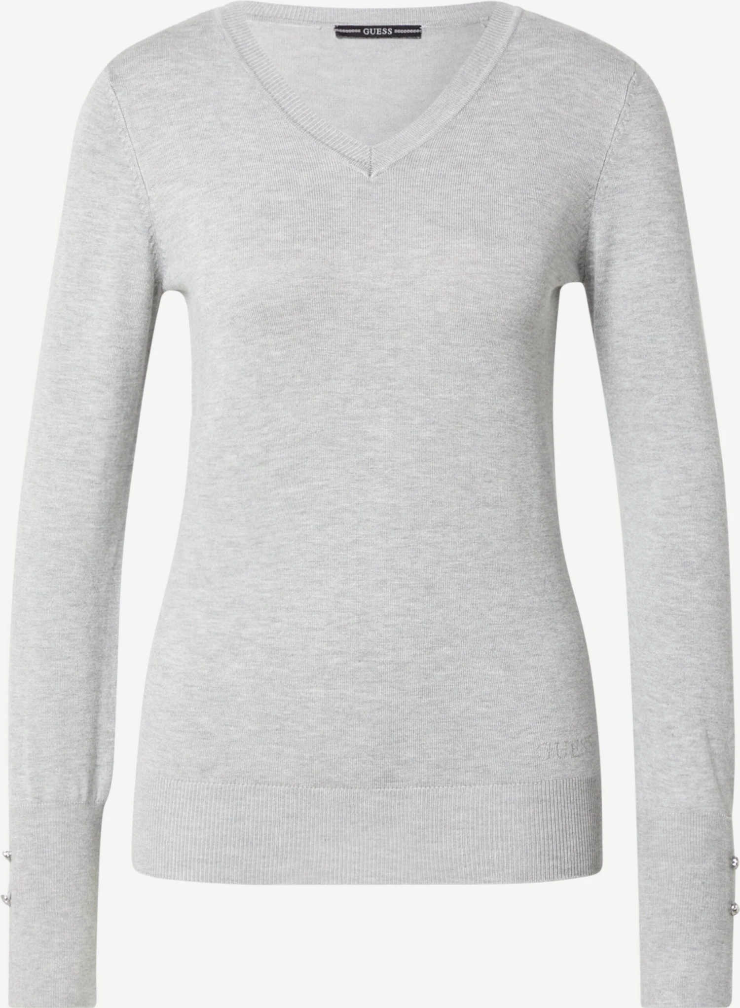 Guess Fijngebreide Truien Trui GENA Dames Grijs Gemêleerd 3 Guess Fijngebreide Truien Trui GENA Dames Grijs Gemêleerd