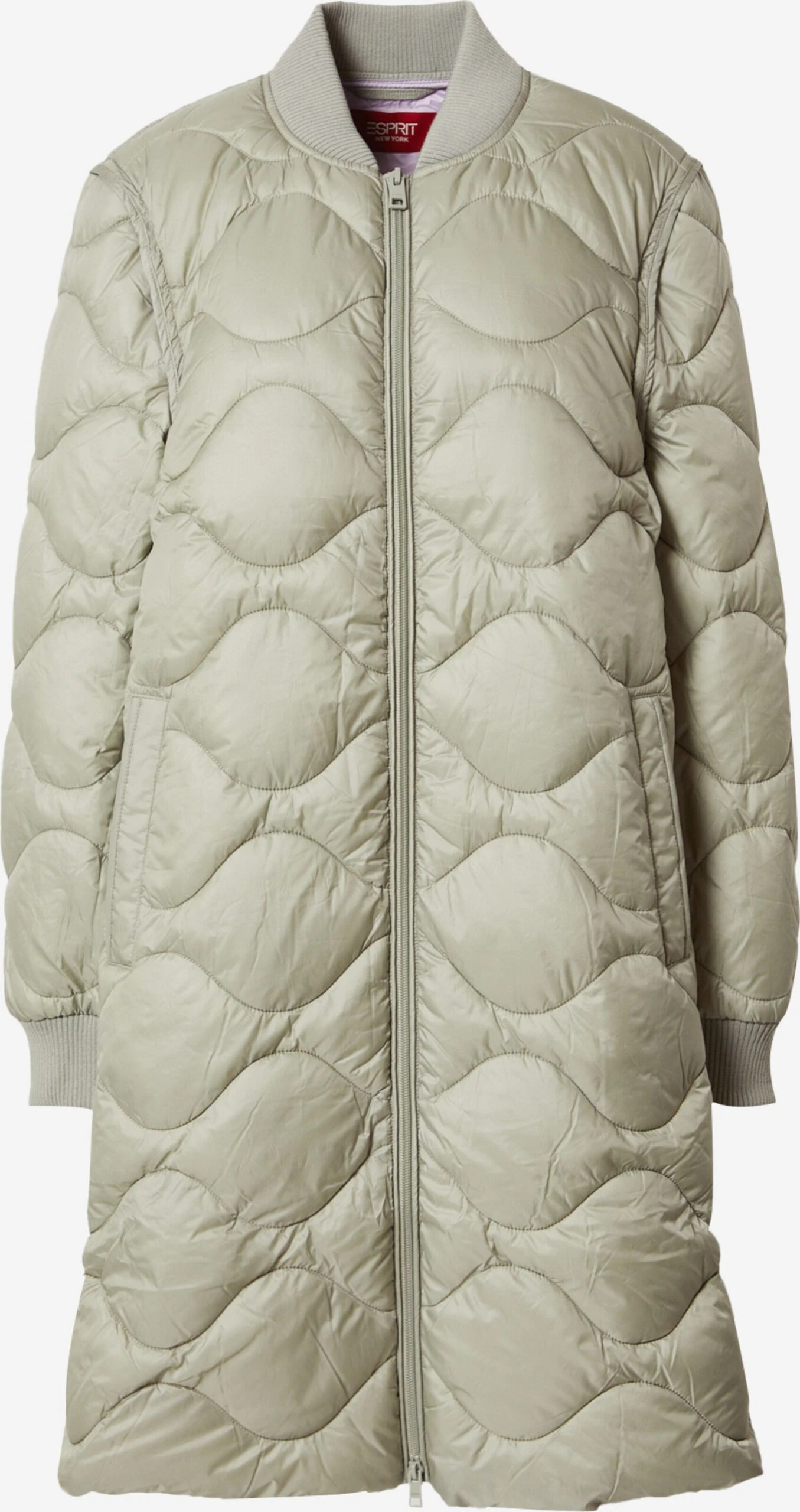 ESPRIT Korte Mantels Tussenmantel Dames Mintgroen 3 ESPRIT Korte Mantels Tussenmantel Dames Mintgroen