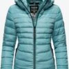 Marikoo Winterjassen Winterjas Amber Dames Blauw -Winterkledingwinkel Voor Dames 469c3db88f1da2704c9547e0565f878a