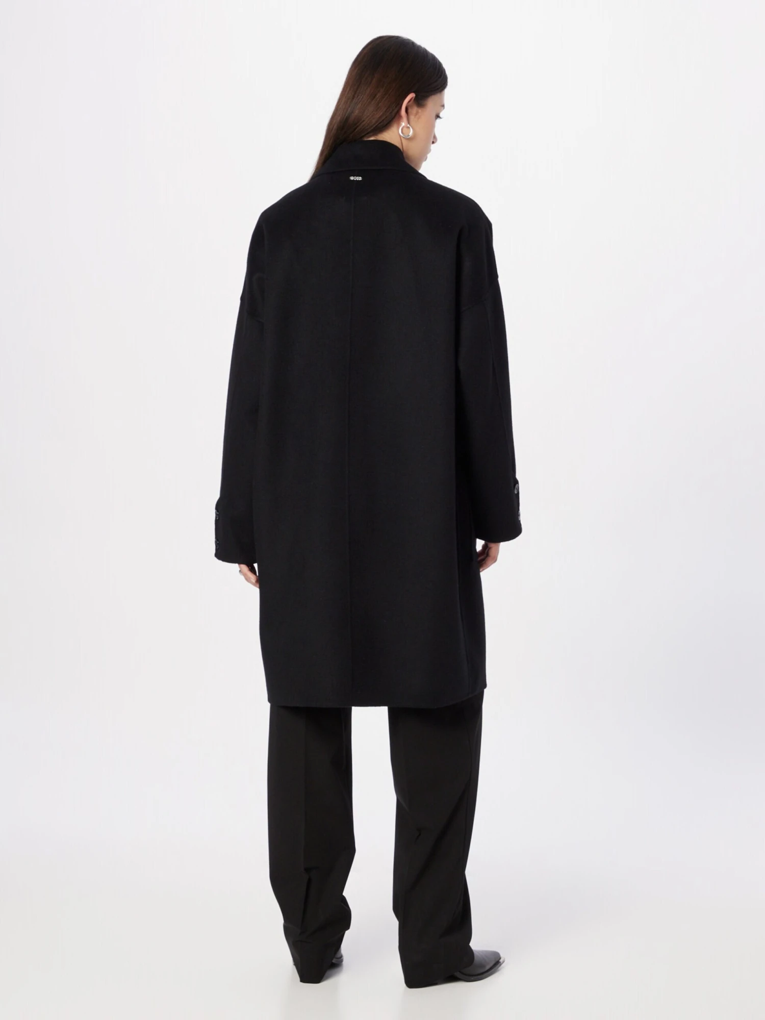 Wollen Mantels Tussenmantel Cattina Dames Zwart 6 Wollen Mantels Tussenmantel Cattina Dames Zwart - Afbeelding 4