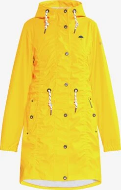 Schmuddelwedda Regenmantels Functionele Mantel Dames Geel