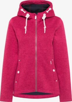 ICEBOUND Outdoor Jassen Fleece Jas Dames Donkerroze