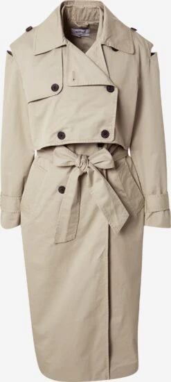 WEEKDAY Trenchcoats Tussenmantel Isolde Dames Beige