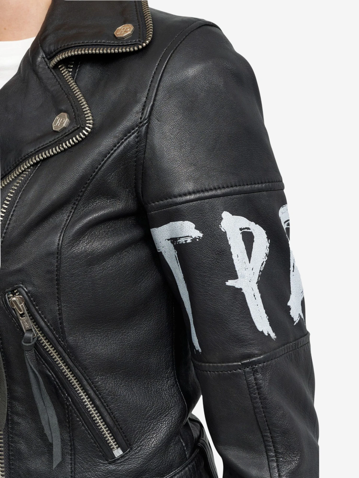 Leren Jassen Tussenjas Laila Dames Zwart 13 Leren Jassen Tussenjas Laila Dames Zwart - Afbeelding 11