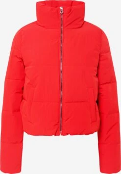 ONLY Gewatteerde Jassen Winterjas Dolly Dames Knalrood
