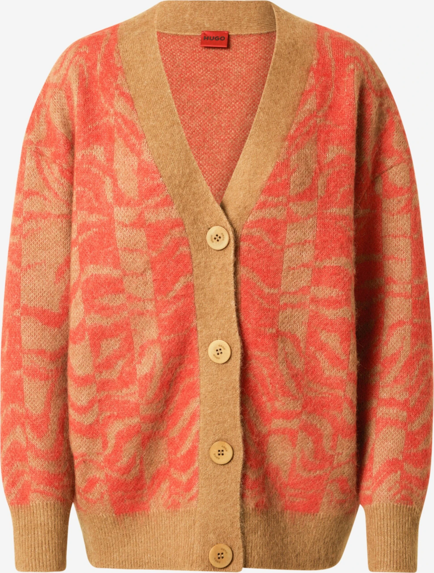 Hugo Vesten Gebreid Vest Sameedia Dames Lichtbruin 3 Hugo Vesten Gebreid Vest Sameedia Dames Lichtbruin