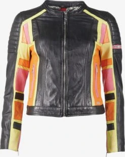 Maze Leren Jassen Tussenjas Nebraska Dames Zwart