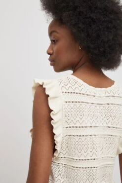 Truien Zonder Mouwen Trui Irmurphey Wa Dames Beige -Winterkledingwinkel Voor Dames 4fd7906257af9de413dea27f2b1c6c8c