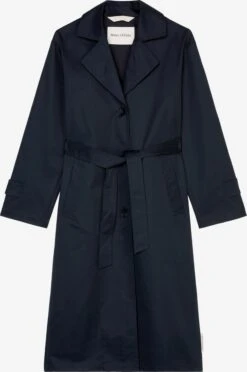 Marc O'Polo Trenchcoats Tussenmantel Dames Donkerblauw