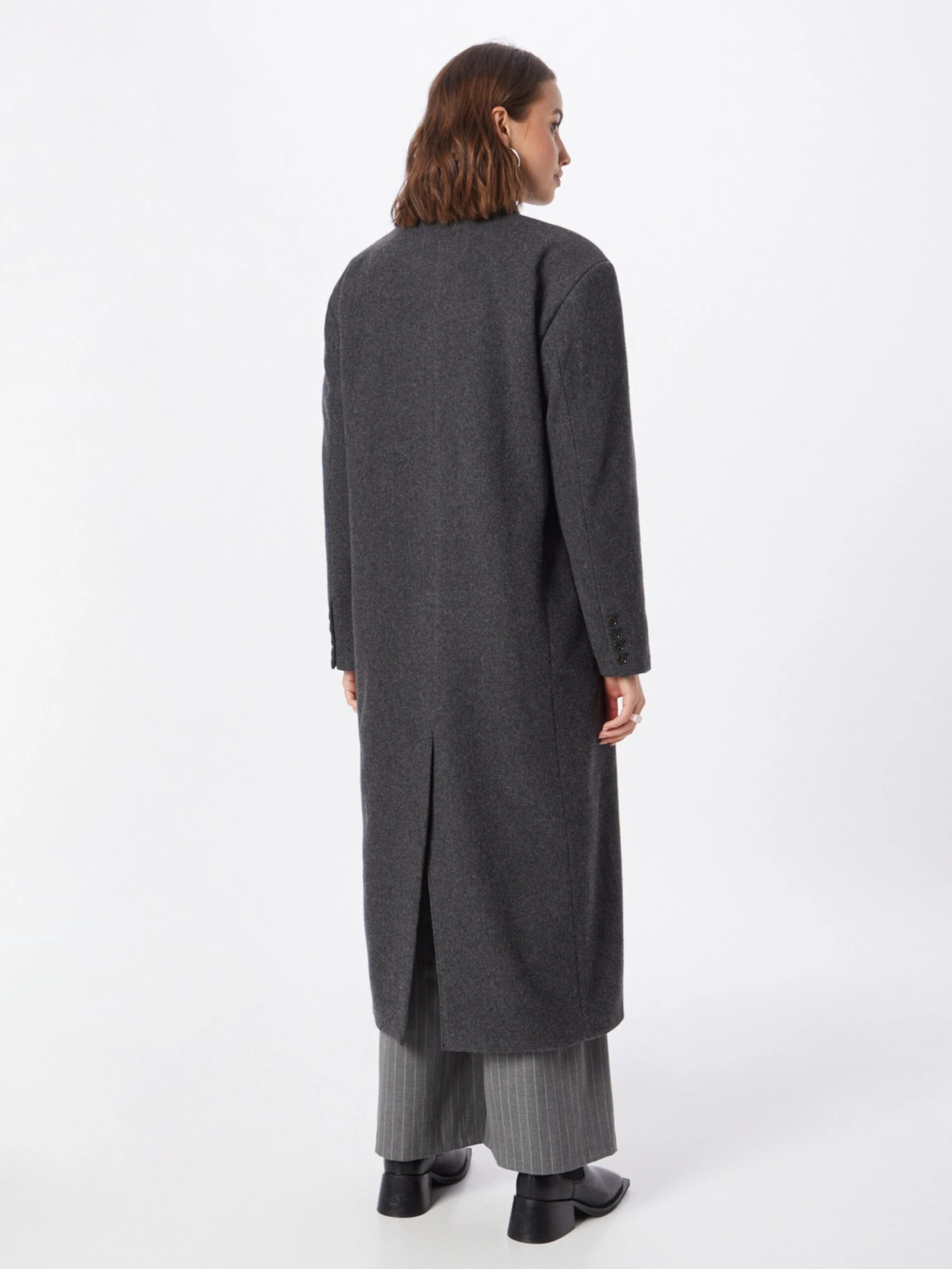 Birgitte Herskind Wollen Mantels Tussenmantel Wanda Dames Grijs Gemêleerd 6 Birgitte Herskind Wollen Mantels Tussenmantel Wanda Dames Grijs Gemêleerd - Afbeelding 4