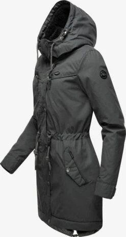 Ragwear Regenmantels Functionele Mantel Canny Dames Donkergrijs -Winterkledingwinkel Voor Dames 53e05502154fd7f3ac4c5755dd515461