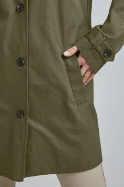 Fransa Tussenmantels Tussenmantel FRESCAS 1 Dames Olijfgroen -Winterkledingwinkel Voor Dames 5405496478a56f95f57a6cb9f5d15838