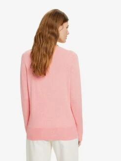 ESPRIT Basic Truien Trui Dames Pink -Winterkledingwinkel Voor Dames 554ce8d1929e0395447d9064bd92ad63