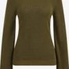 WE FASHION Fijngebreide Truien Trui Dames Donkergroen -Winterkledingwinkel Voor Dames 556af0e35ae237bb100f3383e3f0be30