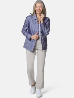GOLDNER Tussenjassen Tussenjas Dames Violetblauw -Winterkledingwinkel Voor Dames 56420e5ef143acaaaae45695c0c808a0