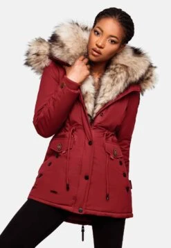 Navahoo Parkas Winterparka Sweety Dames Rood -Winterkledingwinkel Voor Dames 56dc343f6e1382e5099bdeebfb7d72f8