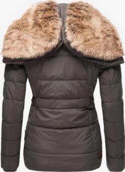 Marikoo Gewatteerde Jassen Winterjas Nekoo Dames Aardetinten -Winterkledingwinkel Voor Dames 58fa0e431b6f91238233c9f21e14cc59