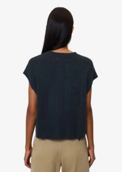 Marc O'Polo Truien Zonder Mouwen Trui Dames Navy -Winterkledingwinkel Voor Dames 5afa76f6f190b668906f6f6009a2925a