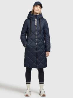 Khujo Wintermantels Wintermantel LENNJA Dames Marine -Winterkledingwinkel Voor Dames 5b88781854eb8447358080aa83cda06a