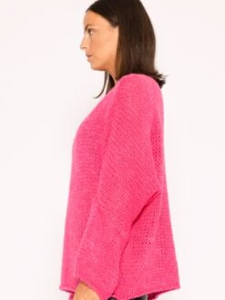 Oversized Truien Oversized Trui Dames Neonroze -Winterkledingwinkel Voor Dames 5bd5075a3997e59cf4098859173ab8d9