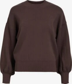 Object Fijngebreide Truien Trui Reynard Dames Chocoladebruin