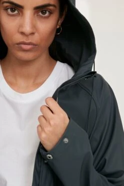 ICHI Regenmantels Functionele Mantel IHTAZI JA Dames Donkerblauw -Winterkledingwinkel Voor Dames 5ccfbafff19389ac248a9d451597099c