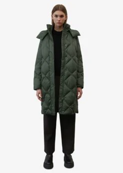 Marc O'Polo Wintermantels Wintermantel Dames Donkergroen -Winterkledingwinkel Voor Dames 5ceff5ab56b7453f89f8874fc473a137