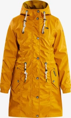 Schmuddelwedda Regenmantels Functionele Mantel Dames Curry