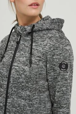 OXMO Outdoor Jassen Fleece Jas Kajsa Dames Zwart -Winterkledingwinkel Voor Dames 5e83154849708218c9ca0688b00f19ab