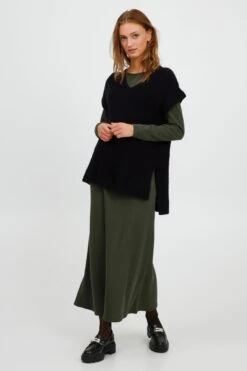 B.young Lange Truien Trui Dames Zwart -Winterkledingwinkel Voor Dames 5f8db67db352233e77b8572be90d8b44