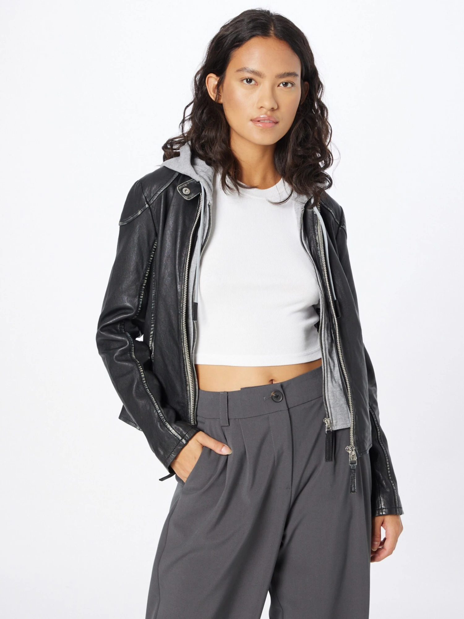 GIPSY Leren Jassen Tussenjas Finja Dames Zwart 5 GIPSY Leren Jassen Tussenjas Finja Dames Zwart - Afbeelding 3