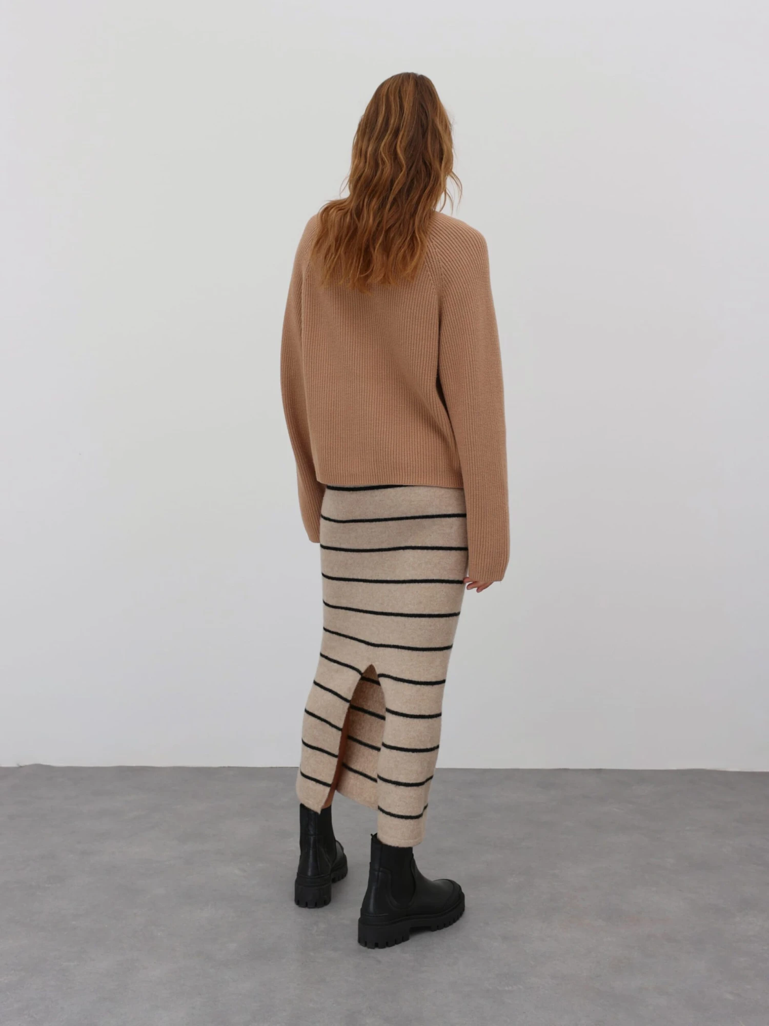 EDITED Vesten Gebreid Vest Logan Dames Beige 6 EDITED Vesten Gebreid Vest Logan Dames Beige - Afbeelding 4