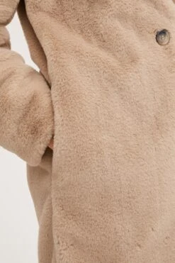 ICHI Wintermantels Wintermantel HAYA Dames Bruin -Winterkledingwinkel Voor Dames 64fd922034110950fcc9366635ca82de