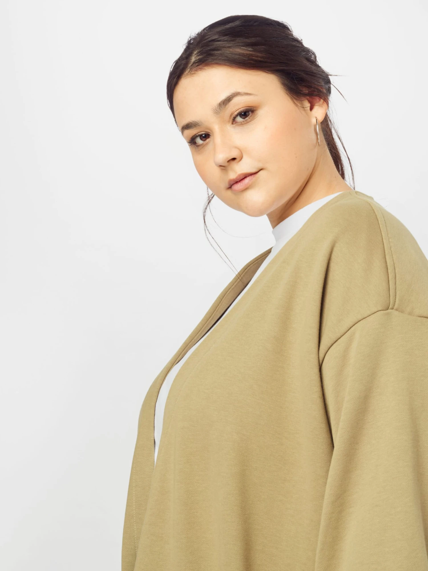 URBAN CLASSICS Vesten Gebreid Vest Dames Kaki 4 URBAN CLASSICS Vesten Gebreid Vest Dames Kaki - Afbeelding 2