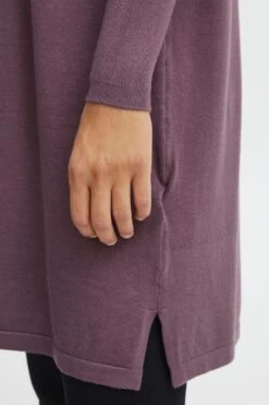 Fransa Lange Truien Trui BLUME Dames Lila -Winterkledingwinkel Voor Dames 669dfef374a0ea46a7e5315a7358cc5e