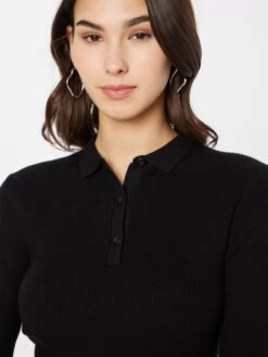 QS By S.Oliver Basic Truien Trui Dames Zwart -Winterkledingwinkel Voor Dames 66d7013c8e23d24b1100721d69f54b30