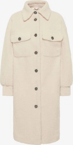 MyMO Tussenmantels Tussenmantel Dames Wolwit