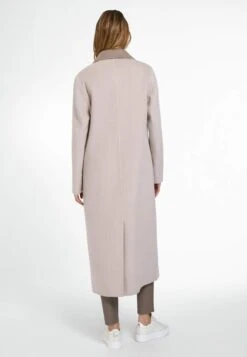 Wollen Mantels Tussenmantel Dames Lichtgrijs -Winterkledingwinkel Voor Dames 68f99fb15241d3f66787b55dd2ed1852