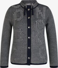 Vesten Gebreid Vest Dames Nachtblauw