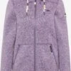 Schmuddelwedda Outdoor Jassen Fleece Jas Dames Lichtlila