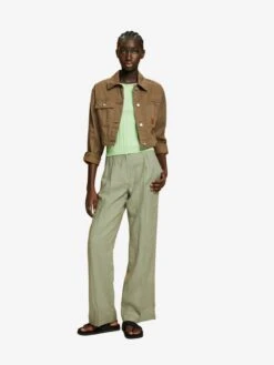 ESPRIT Tussenjassen Tussenjas Dames Kaki -Winterkledingwinkel Voor Dames 6d3fea05a4b1bcfe53a85ba7daad33a5