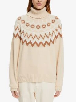 ESPRIT Coltruien Trui Dames Beige -Winterkledingwinkel Voor Dames 6ef1d18411c49271b79588915ac15942