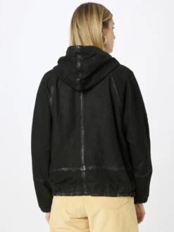 Maze Leren Jassen Tussenjas Dames Zwart -Winterkledingwinkel Voor Dames 6f2e41a8be488ead2365bbab4f8088ca