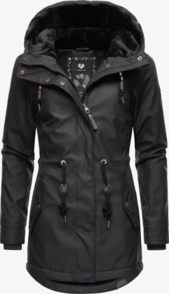 Ragwear Regenjassen Functionele Jas Monadis Rainy Dames Zwart -Winterkledingwinkel Voor Dames 70096aa54878124cf1f070c6cb89a8eb