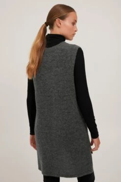 Truien Zonder Mouwen Trui PZASTRID Dames Grijs -Winterkledingwinkel Voor Dames 70e63745a018995b8e82cf54fc86cbec