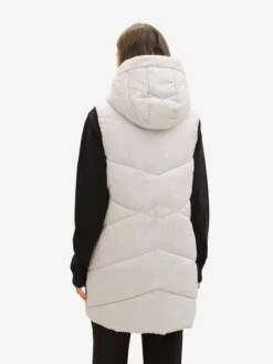 Tom Tailor Bodywarmers Bodywarmer Dames Wit -Winterkledingwinkel Voor Dames 719f62640721baa099709f0f3429422a