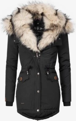 Navahoo Parkas Winterparka Sweety Dames Zwart